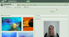 Desktop Screenshot of coreycupcake.deviantart.com