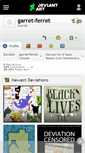Mobile Screenshot of garret-ferret.deviantart.com