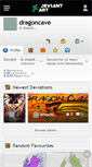 Mobile Screenshot of dragoncave.deviantart.com
