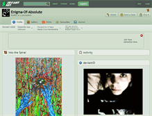 Tablet Screenshot of enigma-of-absolute.deviantart.com