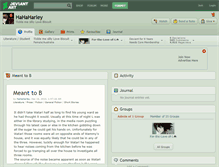 Tablet Screenshot of hahaharley.deviantart.com