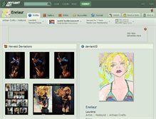 Tablet Screenshot of enelaur.deviantart.com