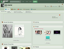 Tablet Screenshot of ddm-danial.deviantart.com