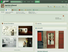Tablet Screenshot of fabrizio-infrared.deviantart.com