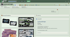 Desktop Screenshot of eyekandydesigns.deviantart.com