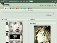 Tablet Screenshot of fatehenry.deviantart.com