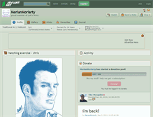 Tablet Screenshot of merianmoriarty.deviantart.com