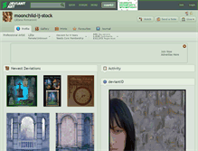 Tablet Screenshot of moonchild-lj-stock.deviantart.com