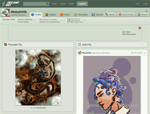 Tablet Screenshot of nezumi46.deviantart.com