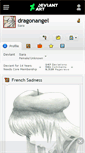 Mobile Screenshot of dragonangel.deviantart.com