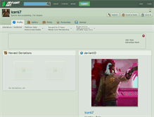 Tablet Screenshot of icer67.deviantart.com