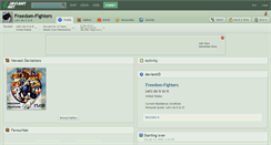 Desktop Screenshot of freedom-fighters.deviantart.com