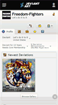 Mobile Screenshot of freedom-fighters.deviantart.com