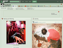 Tablet Screenshot of foxdie49.deviantart.com