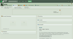 Desktop Screenshot of kyriss.deviantart.com