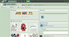 Desktop Screenshot of creation-station.deviantart.com
