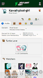 Mobile Screenshot of kawaii-pixel-girl.deviantart.com