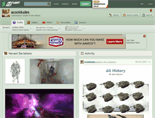 Tablet Screenshot of acooldudes.deviantart.com