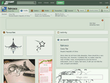 Tablet Screenshot of faircoco.deviantart.com