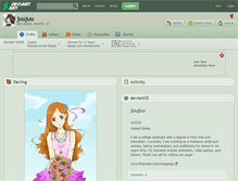 Tablet Screenshot of juujuu.deviantart.com