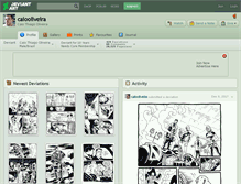 Tablet Screenshot of caiooliveira.deviantart.com