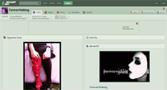 Desktop Screenshot of foreverwalking.deviantart.com
