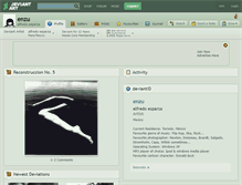 Tablet Screenshot of enzu.deviantart.com