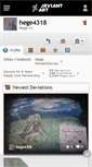 Mobile Screenshot of hege4318.deviantart.com