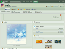 Tablet Screenshot of lady-ro.deviantart.com