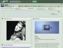 Tablet Screenshot of legnis.deviantart.com
