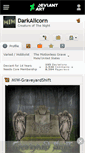 Mobile Screenshot of darkalicorn.deviantart.com