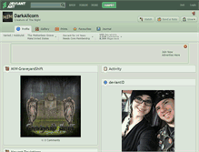 Tablet Screenshot of darkalicorn.deviantart.com