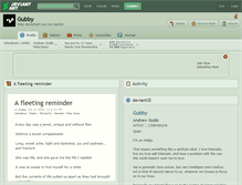 Tablet Screenshot of gubby.deviantart.com