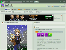 Tablet Screenshot of jadefire33.deviantart.com