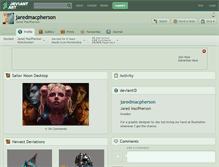 Tablet Screenshot of jaredmacpherson.deviantart.com