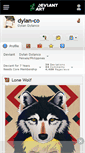 Mobile Screenshot of dylan-co.deviantart.com