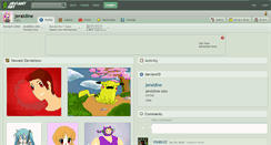 Desktop Screenshot of jeraldine.deviantart.com