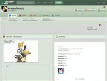 Tablet Screenshot of lenrapefaceplz.deviantart.com