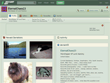 Tablet Screenshot of eternalchaos23.deviantart.com
