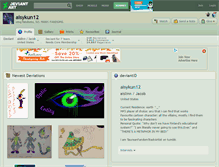 Tablet Screenshot of aisykun12.deviantart.com