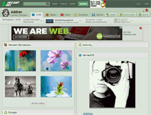 Tablet Screenshot of addran.deviantart.com