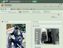 Tablet Screenshot of havenaims.deviantart.com