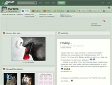 Tablet Screenshot of mardena.deviantart.com