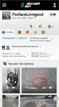 Mobile Screenshot of foxfacelovegood.deviantart.com