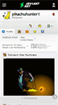 Mobile Screenshot of pikachuhunter1.deviantart.com