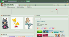 Desktop Screenshot of killer-cute-bunny.deviantart.com