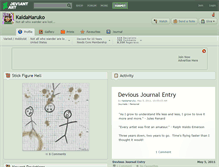 Tablet Screenshot of kaidaharuko.deviantart.com