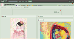 Desktop Screenshot of crackedclockwork.deviantart.com