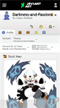 Mobile Screenshot of darkness-and-passion.deviantart.com