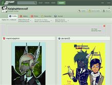 Tablet Screenshot of kelainawerewolf.deviantart.com